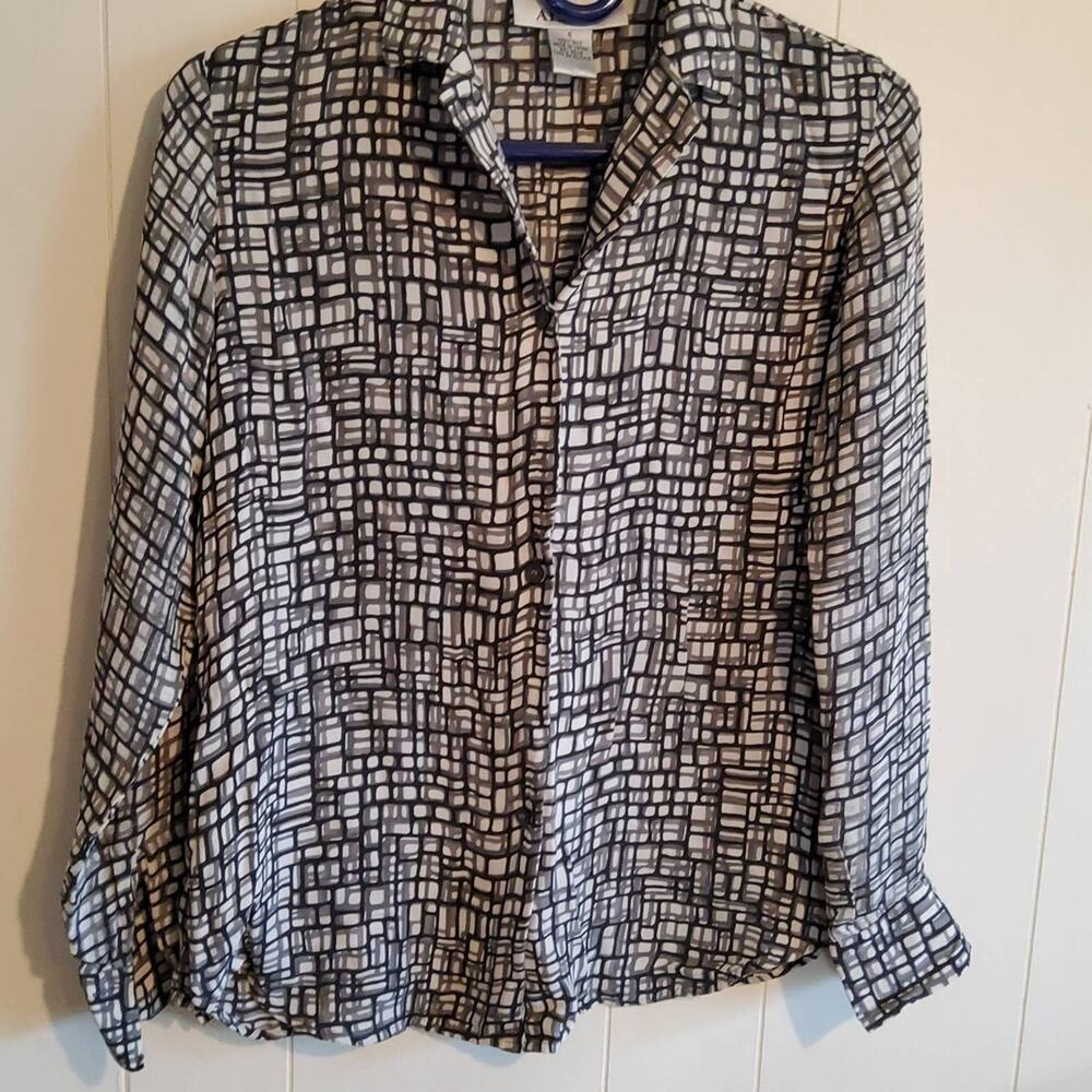 Alfani 100% Silk blouse size 4